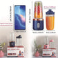 Portable Blender 400ml USB Rechargeable Personal Juicer Cup 6 Blade with 2 Travel Cups