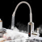 Instant Hot Water Tap Heater 3KW Electric Faucet with LCD Display 360 Rotation White