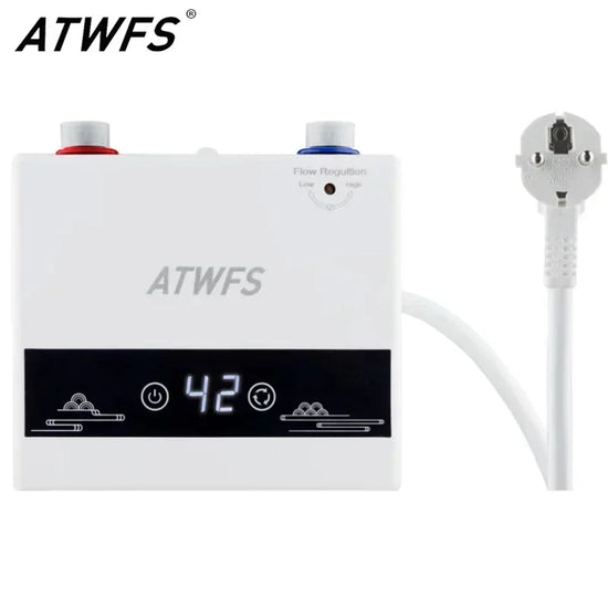 Instant Electric Water Heater 4600W 220V Tankless Shower Heater for Bathroom Kitchen