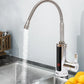 Instant Hot Water Tap Heater 3KW Electric Faucet with LCD Display 360 Rotation White