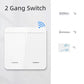 Smart Wireless Wall Switch RF433 Wifi 1-3 Gang Wiring-Free Remote Control Works with Alexa