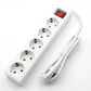 Extension Lead Power Strip 2-4 Way Multi Socket with ON/OFF Switch 1.8-2m Cable Surge Protected