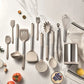Silicone Kitchen Utensil Set 12 Piece Non-Stick Cooking Tools with Storage Bucket