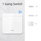 Smart Wireless Wall Switch RF433 Wifi 1-3 Gang Wiring-Free Remote Control Works with Alexa