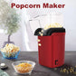 Popcorn Maker Machine Electric Hot Air Popper Oil-Free Mini Popcorn Machine Red