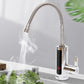 Instant Hot Water Tap Heater 3KW Electric Faucet with LCD Display 360 Rotation White