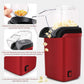 Popcorn Maker Machine Electric Hot Air Popper Oil-Free Mini Popcorn Machine Red