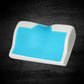 Orthopedic memory foam pillow supporting head and neck for side sleeping