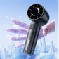 Handheld Portable Fan – Rechargeable 4000mAh Mini Fan with LED Display | 5-Speed Turbo Cooling