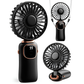 Handheld Portable Fan – Rechargeable 4000mAh Mini Fan with LED Display | 5-Speed Turbo Cooling