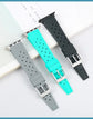 Sport Watch Strap for Apple Watch – FKM Rubber Replacement Band | Soft Breathable, 38–49mm