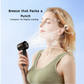 Handheld Portable Fan – Rechargeable 4000mAh Mini Fan with LED Display | 5-Speed Turbo Cooling