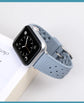 Sport Watch Strap for Apple Watch – FKM Rubber Replacement Band | Soft Breathable, 38–49mm