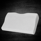 Cooling gel layer on memory foam pillow surface for temperature regulation