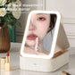 Jewellery Box with LED Mirror – Multi-Compartment Rechargeable Makeup Mirror Storage Organiser, White