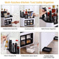 Kitchen Countertop Organiser Rack – Multi-Compartment Spice & Condiment Storage Box | Knife Holder & Utensil Shelf
